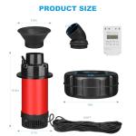 750W Floating Pond Fountain Aerator with Timer