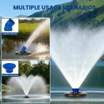 750W Floating Pond Fountain Aerator Pump 15000 GPH