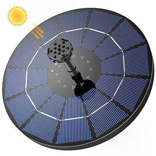 AISITIN Solar Fountain with 6 Effects for Ponds