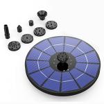 AISITIN Solar Fountain with 6 Effects for Ponds