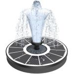 Upgraded Solar Fountain for Bird Baths and Gardens