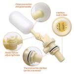 2 Pack Float Valve with Adjustable Arm for Water