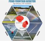 750W Floating Pond Fountain Aerator Pump