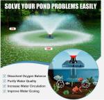 750W Floating Pond Fountain Aerator Pump