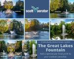 Scott Aerator Great Lakes Large Pond Fountain 1 HP