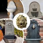 Lion Wall Fountain Spitter for Small Ponds