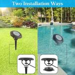 Solar RGB LED Pond Lights for Garden and Pool