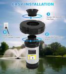15000 GPH Floating Pond Fountain Aerator Pump