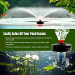 1HP Floating Pond Fountain Aerator for All Sizes