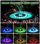 Solar Floating Fountain with Battery and 8 Nozzles