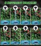 Solar Floating Fountain with Battery and 8 Nozzles