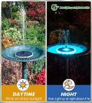 Solar Floating Fountain with Battery and 8 Nozzles