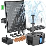 Solar Fountain Pump with Pond Filter Kit