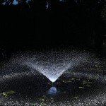 Pond Boss Floating Fountain with Lights, 1/2 hp