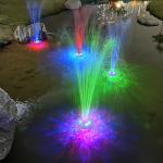 LanPool Floating Water Fountain with Underwater Lights
