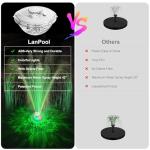 LanPool Floating Water Fountain with Underwater Lights