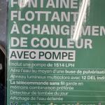 Smartpond Color Changing Floating Fountain - 16 Colors