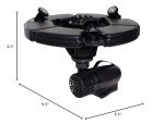 Pond Boss Floating Fountain with Lights, 1/2 hp