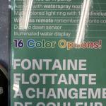 Smartpond Color Changing Floating Fountain - 16 Colors