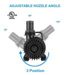 Large 9300 GPH Outdoor Koi Fish Pond Fountain