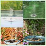 AISITIN Solar Fountain Pump for Bird Baths
