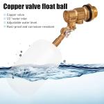 Brass 1/2 inch Float Ball Valve for Fountains
