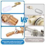 Brass Water Float Valve Set with Adjustable Arm