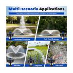 1HP Floating Pond Fountain Aerator with 100ft Cord