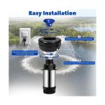 1HP Floating Pond Fountain Aerator with 100ft Cord
