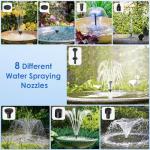 Solar Fountain Pump for Bird Bath & Pond