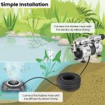 3/4HP Lake Pond Aerator Pump System 550W