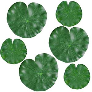 Floating Lily Pads for Ponds - 6 Pack