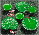 Floating Lily Pads for Ponds - 6 Pack