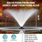 15000GPH Floating Pond Aerator Pump with Cord