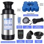 Floating Pond Fountain Aerator with LED Lights