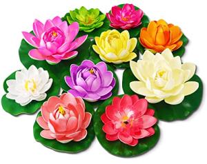 10 Realistic Floating Lotus Flowers for Ponds