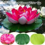 10 Realistic Floating Lotus Flowers for Ponds