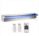 Vevor LED Waterfall Spillway Kit for Pools