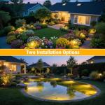 T-SUN Solar Floating Pond Lights with 2 Modes