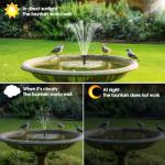 5.5W Solar Fountain Pump for Bird Bath & Ponds