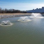 3/4 HP Floating Pond Fountain with Color Lights