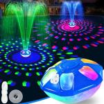 ChlorStar Rechargeable Floating Pool Fountain with Lights