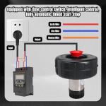 Floating Pond Fountain Aerator Pump with Timer