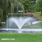 Kasco VFX Pond Fountain - 1 HP Aerator with RGB Lights