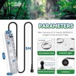 Mxmoonant 12 Head Ultrasonic Pond Mist Maker