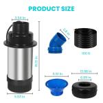 15000GPH Floating Pond Fountain Aerator Pump