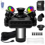 1HP Pond Fountain Aerator with RGB Lights
