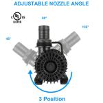 Large 8300 GPH Outdoor Pond Waterfall Fountain