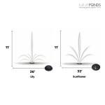 1.2 HP Floating Fountain with Lights and Aerator