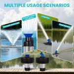 15000GPH Floating Pond Fountain Aerator Pump